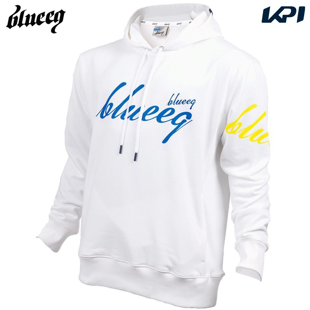 「あす楽対応」blueeq ブルイク テニスウェア ユニセックス TECH HOODY PULLOVER-SCRIPT LOGO 10周年アニバーサリーモデル BQAJ-00006 2023SS 『即日出荷』