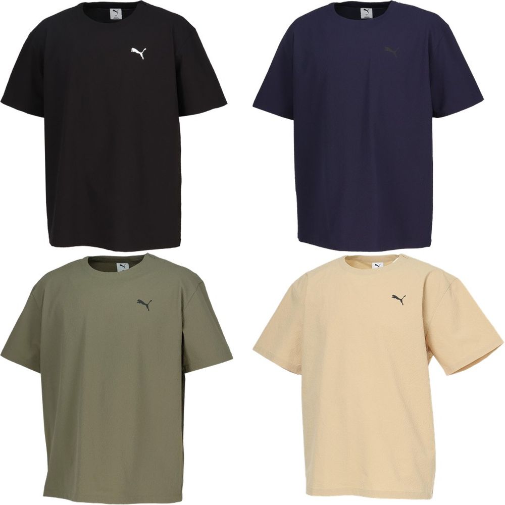 プーマ PUMA マルチSPウェア メンズ ESS ELEVATED ウーブン SS クルー 693745 2026SS