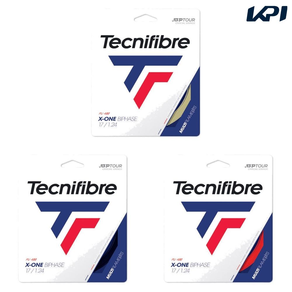 ֥ݥȡؤ̵ץƥ˥եС Tecnifibre ƥ˥åȡȥ X-ONE BIPHASE ʥåХե 1.24mm TFG201 TFSG201