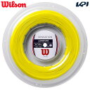 「あす楽対応」ウイルソン Wilson テニスガット・ストリング SENSATION 16 センセーション 16 イエロー YELLOW 16G 200mロール WR830900116 『即日出荷』