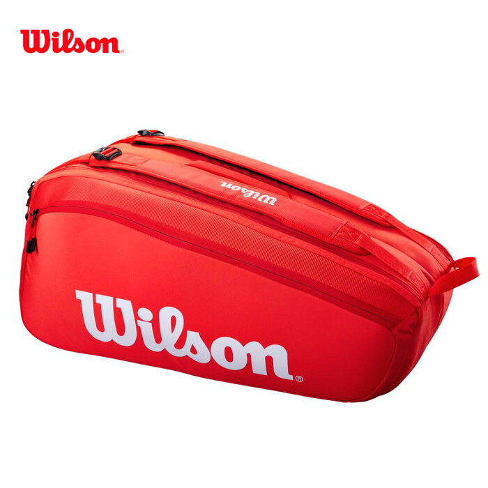 ウイルソン Wilson テニスバッグ・ケース SUPER TOUR 9PK 9本収納可能 スーパーツアー ラケットバッグ WR8010501001