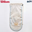 ウイルソン Wilson テニスバッグ・ケース WILSON LEGACY RACQUET SOFT COVER Cream/B レガシー ラケットカバー WR...