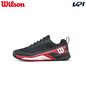 『即日出荷』ウイルソン Wilson テニスシューズ メンズ RUSH PRO 4.5 Black/Rd/Wh ラッシュプロ 4.5 オールコート WRS334330U