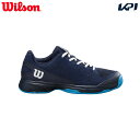 ウイルソン Wilson テニスシューズ ジュニア RUSH PRO JR L Navy Blazer ラッシュプロ オールコート用 WRS335270U