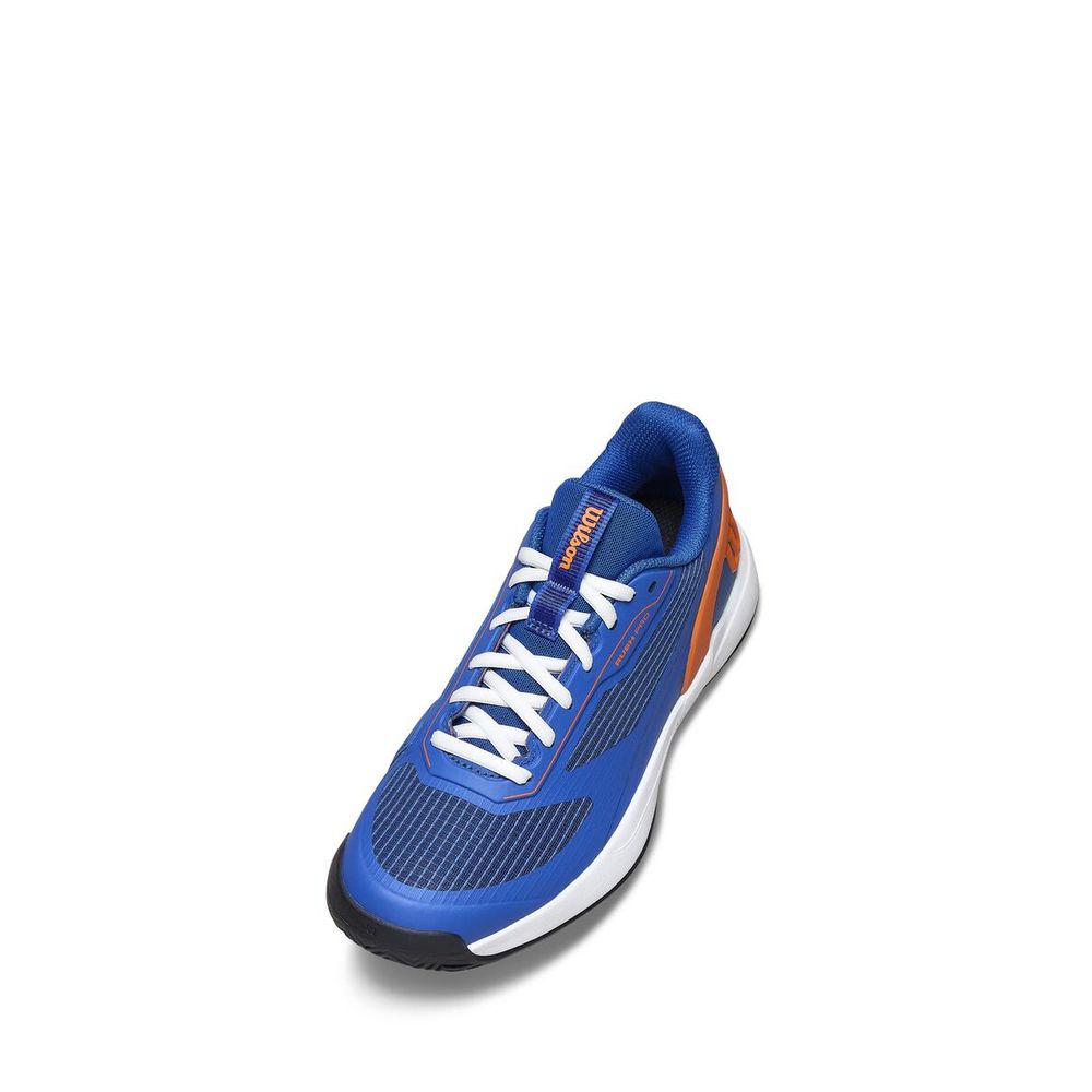 KPI24のウイルソン Wilson ジュニア テニスシューズ RUSH PRO 5 JR DV Blue/Wh ラッシュプロ5 WRS338770U｜アングル3