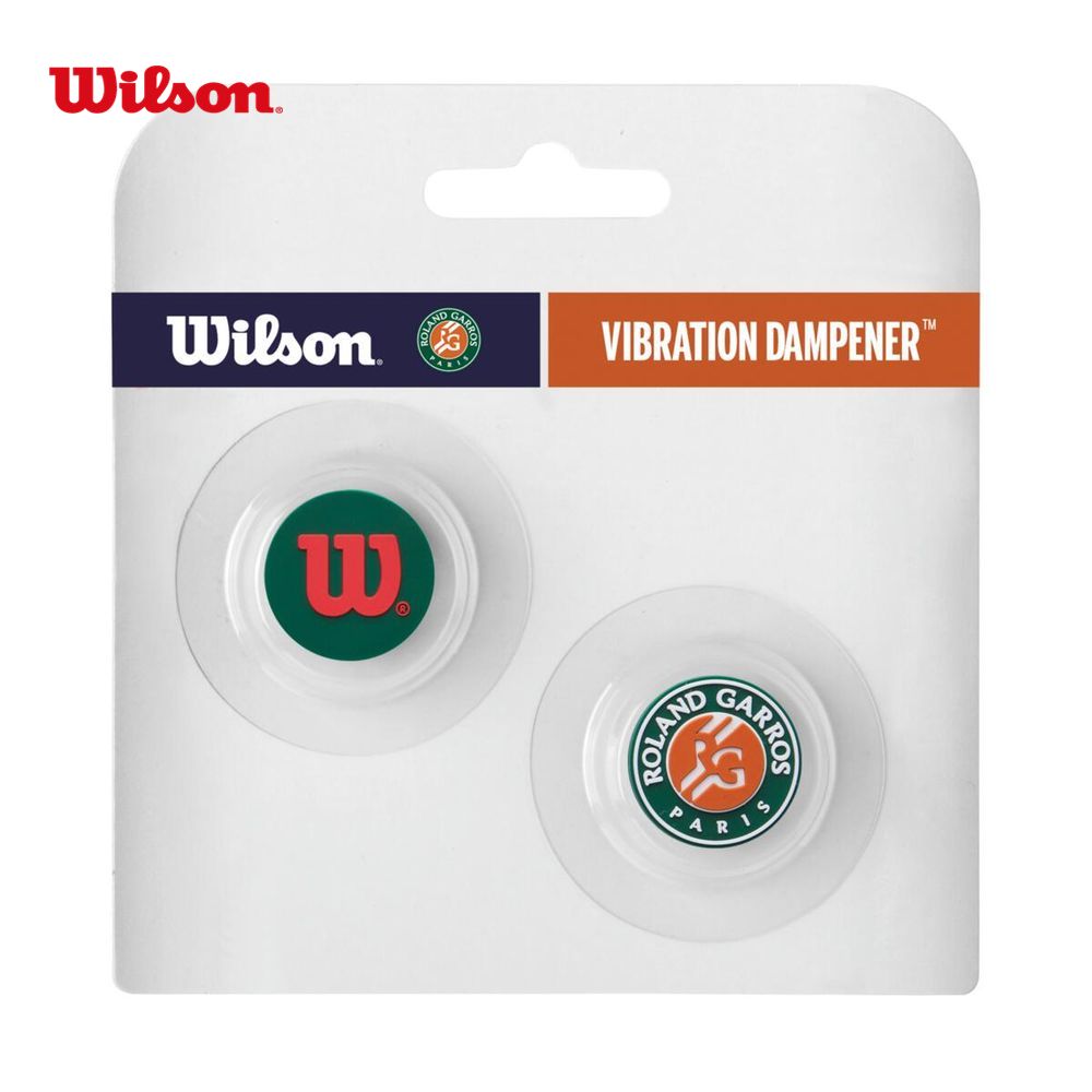 「あす楽対応」ウイルソン Wilson テニス振動止め ROLAND GARROS VIBRTION DAMPENER 振動止め 2個入 グリーン WR8402001001『即日出荷』
