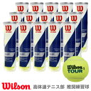 【SDGsプロジェクト】Wilson(ウイルソン)「TOUR STANDARD(ツアー・スタンダード) 1箱(15缶) WRT103800」テニスボール『即日出...