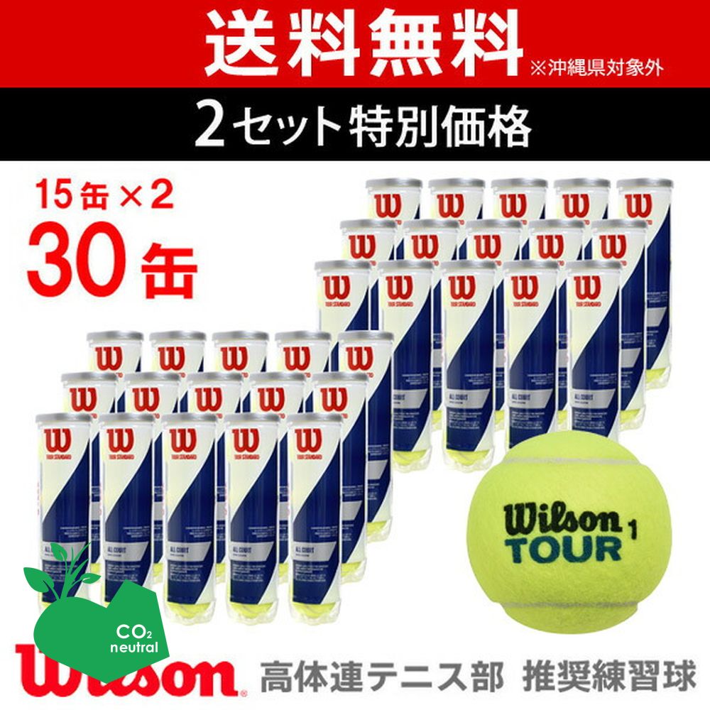 【SDGsプロジェクト】【365日出荷】「あす楽対応」【2箱セット】Wilson(ウイルソン)【TOUR STANDARD(ツアー・スタンダード) (15缶×2...