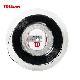 「あす楽対応」ウイルソン Wilson テニスガット・ストリング SYNTHETIC GUT POWER 16 REEL BK シンセティックガット パワー 16 200mロール WRZ905200『即日出荷』