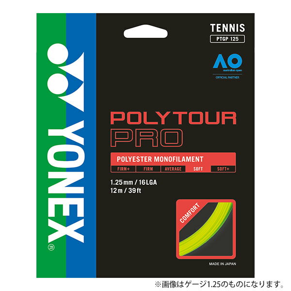 Other - YONEX(ヨネックス)「POLY TOUR PRO 115（ポリツアープロ115） PTGP115」硬式テニスストリング（ガット）【kpi24】