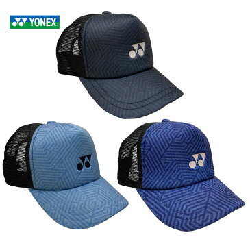 【対象3店舗買いまわり最大10倍▲スーパーSALE】ヨネックス YONEX キャップ・バイザー デニム柄メッシュキャップ 帽子 YOS19116