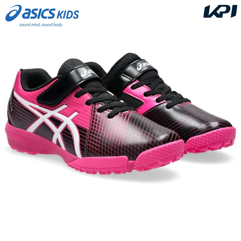 アシックス asics ランニングシューズ ジュニア LAZERBEAM FJ-MG レーザービーム （ゴムヒモ＋1本ベルト）ネオンピンク／ホワイト 1154A200-700