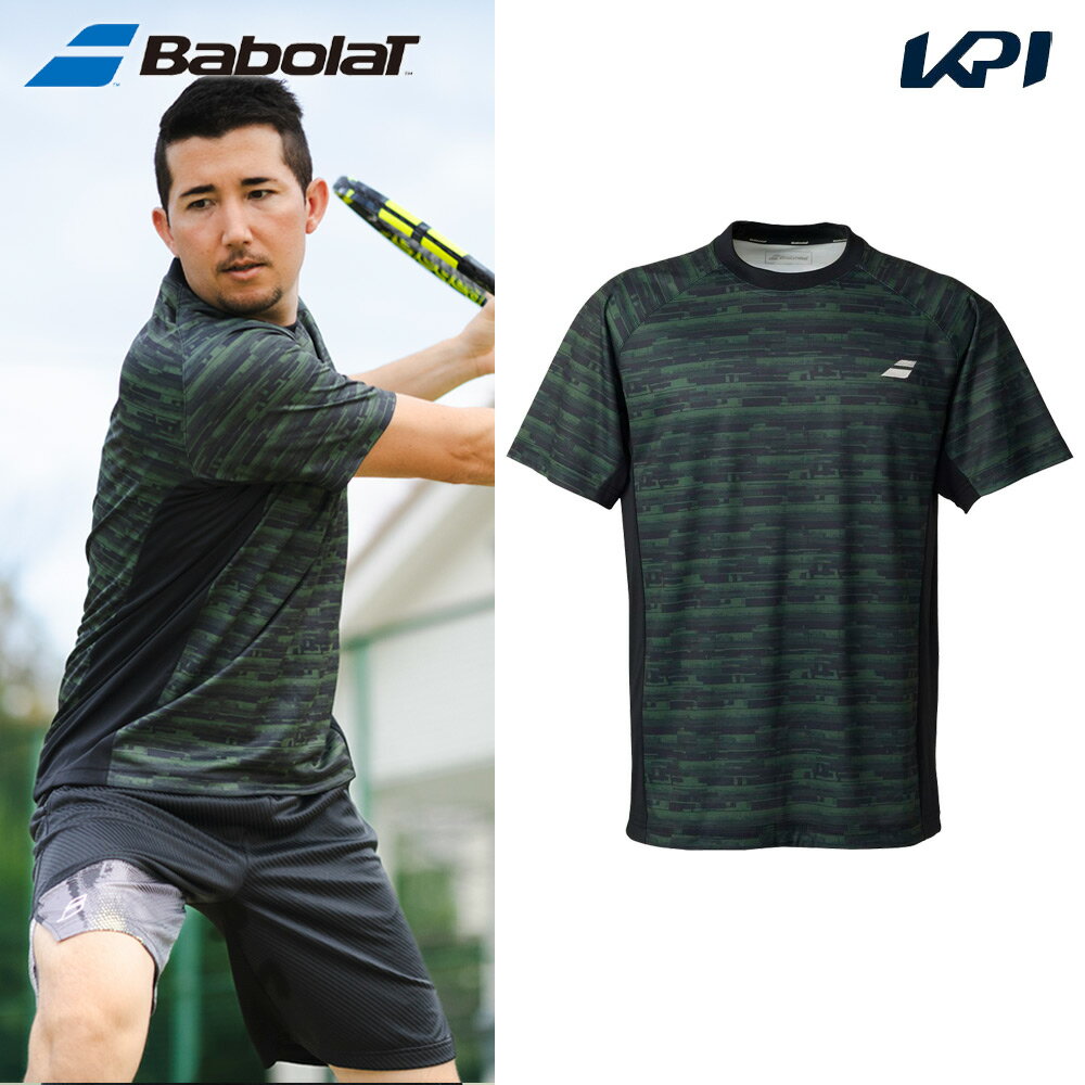 バボラ Babolat テニスウェア ユニセックス CLUB SHORT SLEEVE SHIRT ゲームシャツ ショートスリーブシャツ BUG4312C-2025 2025SS