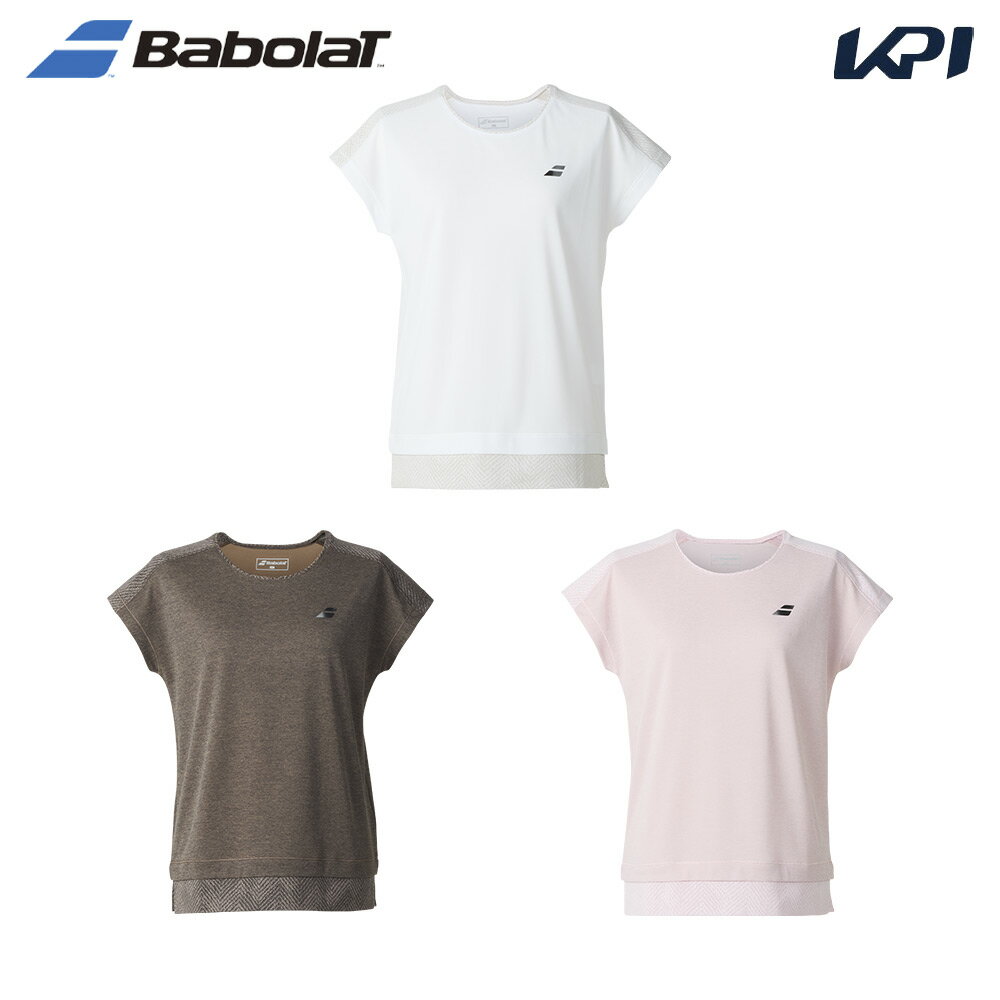 バボラ Babolat テニスウェア レディース VS SHORT SLEEVE SHIRT フレンチスリーブトップ BWP5571 2025FW
