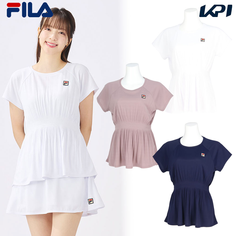 フィラ FILA テニスウェア レディース ゲームシャツ EL0011 2025SS