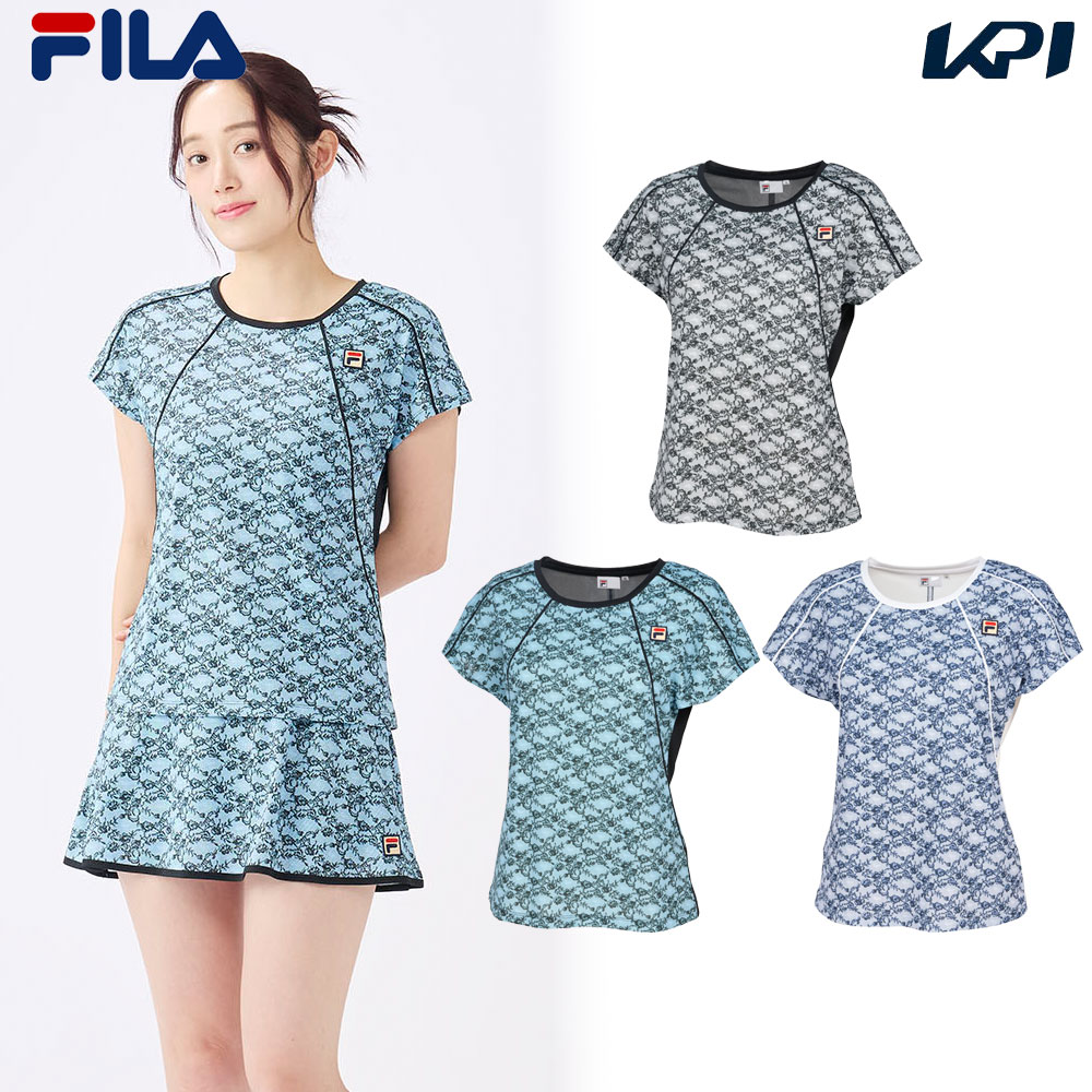 フィラ FILA テニスウェア レディース ゲームシャツ EL0062 2025SS