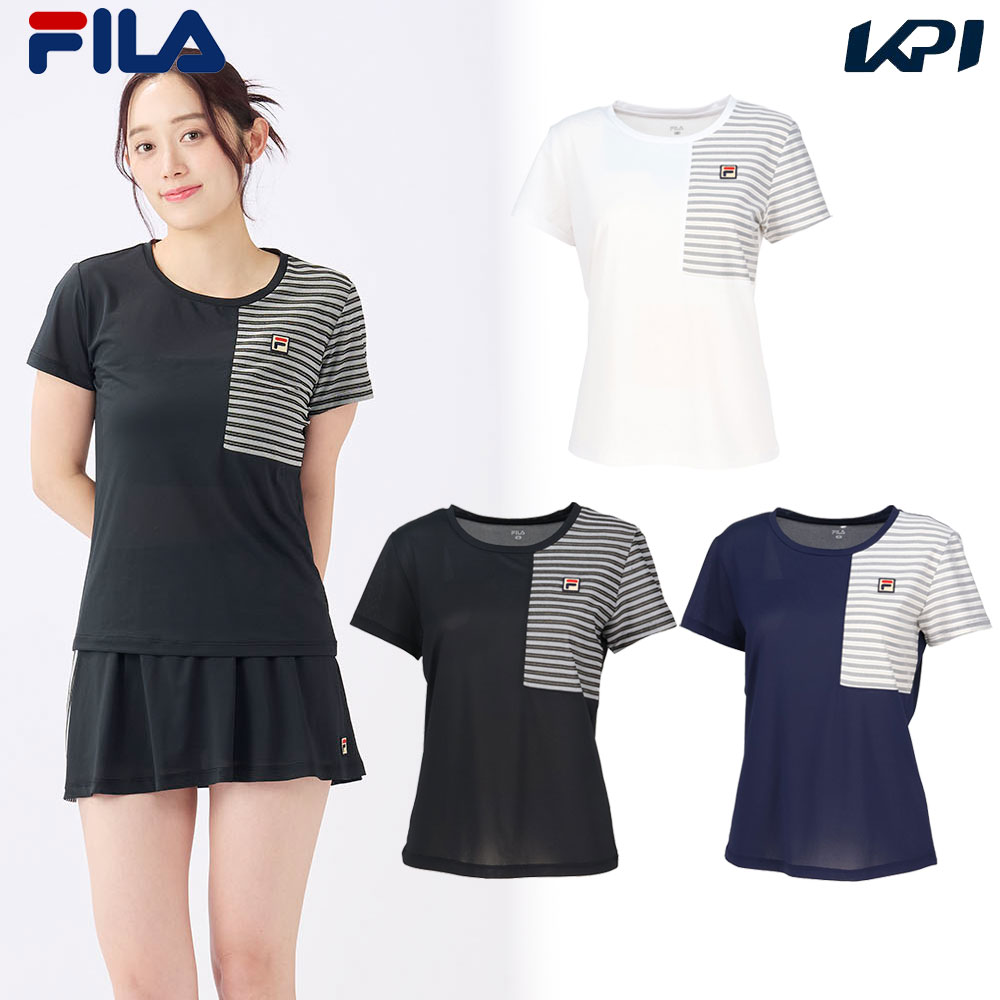 フィラ FILA テニスウェア レディース ゲームシャツ EL0066 2025SS