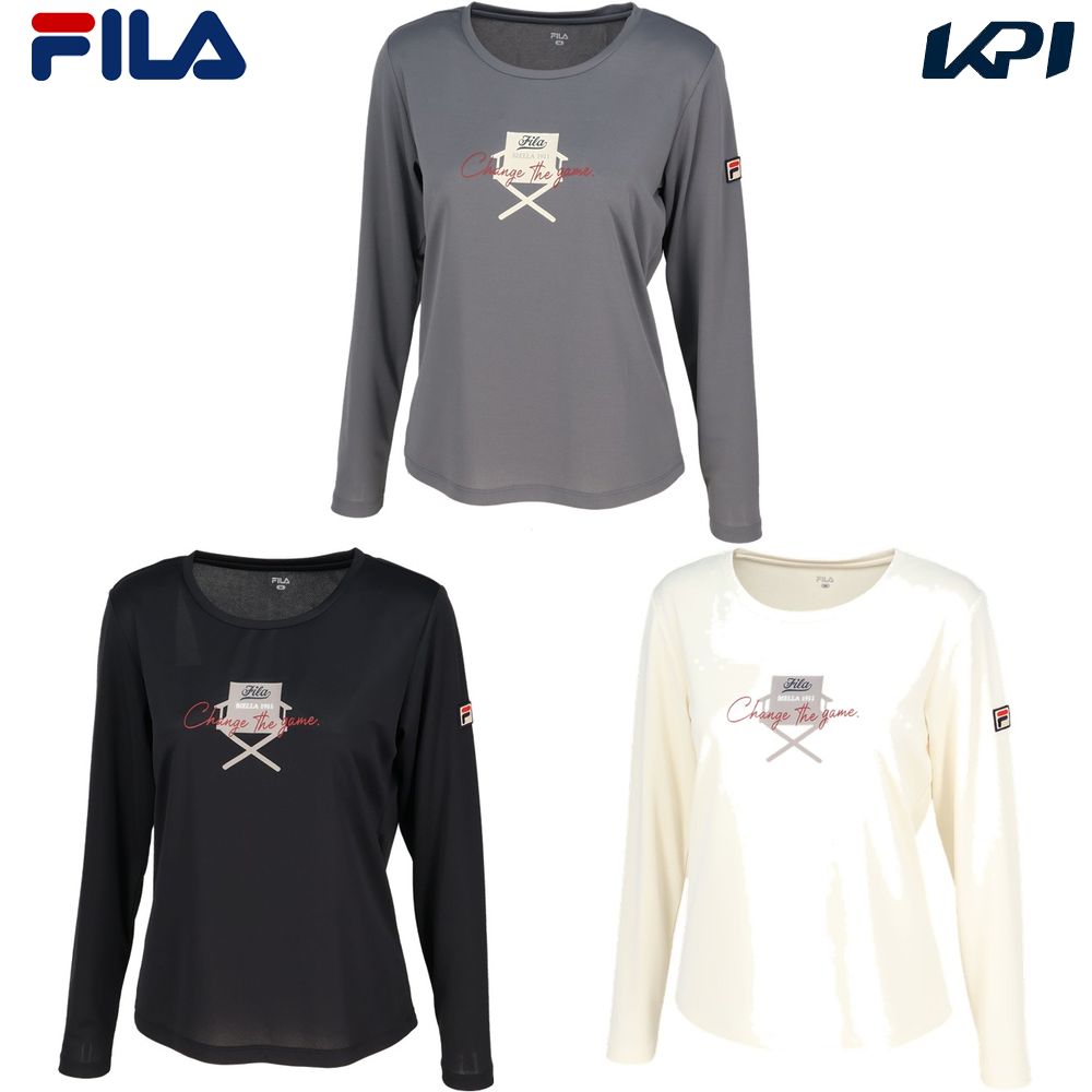 フィラ FILA テニスウェア レディース ロングスリーブグラフィックTシャツ EL0248 2025FW