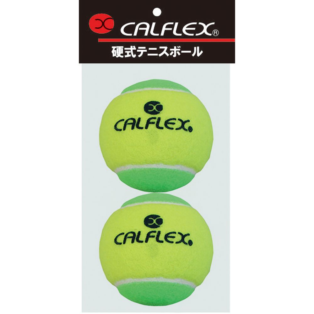 カルフレックス CALFLEX テニステニスボール ツートンカラージュニアテニスボール...
