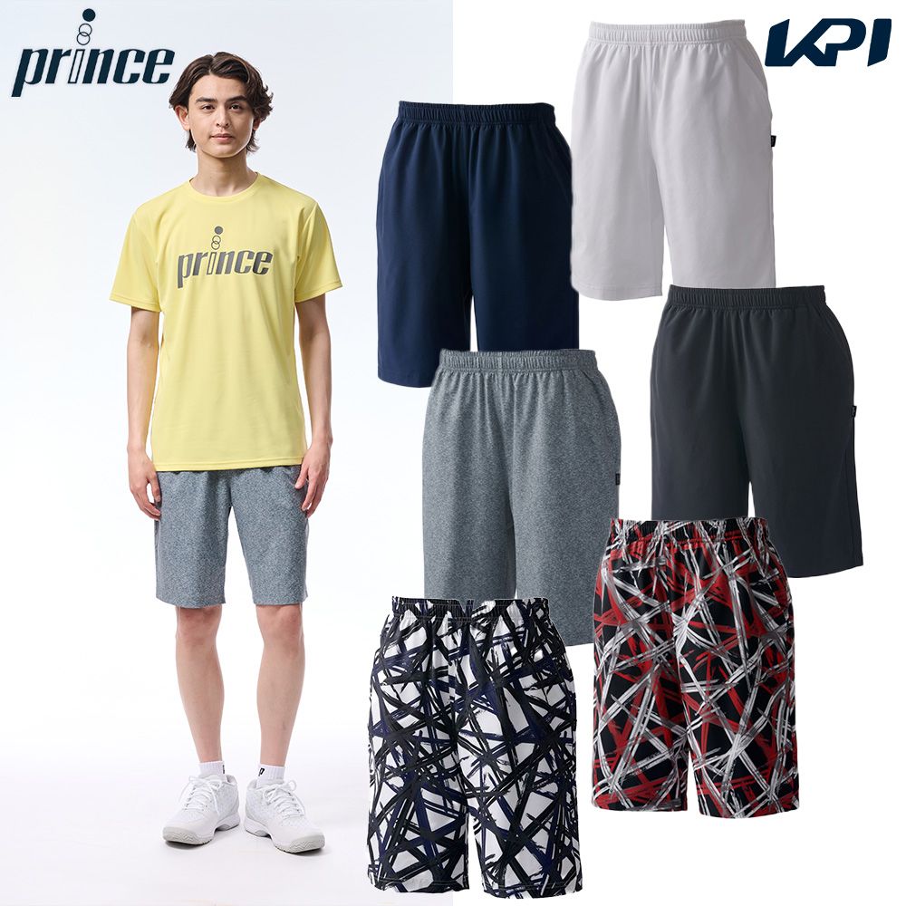 プリンス Prince テニスウェア メンズ ストレッチハーフパンツ MF5210 2025FW