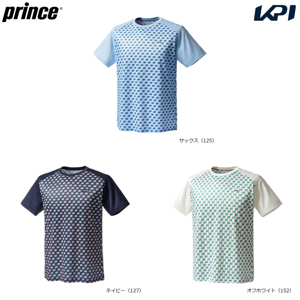 プリンス Prince テニスウェア ユニセックス ゲームシャツ MS6015 2026SS 3月下旬発売予定※予約