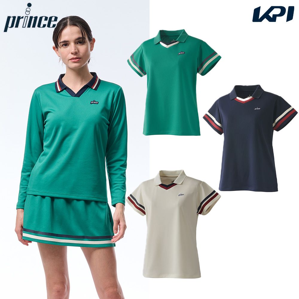 プリンス Prince テニスウェア レディース ポロシャツ WF5079 2025FW