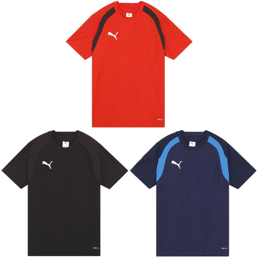 PUMARed(01) (03) (06) メーカー希望小売価格はメーカーカタログに基づいて掲載しています。 「INDIVIFINAL PRO SSシャツ」は、胴体に総柄プリントを施した高機能サッカーシャツ。耐久性に優れたリップストップ素材(リサイクルポリエステル100%)を本体に採用し、裏地と切替には軽量タフタを使用。快適な着心地と動きやすさを兼ね備え、プロフェッショナルなパフォーマンスをサポートします。 商品説明 素材・材質：前身頃/ポリエステル100%、後身頃/ポリエステル83%ポリウレタン17%、袖/ポリエステル83%ポリウレタン17%、リブ/ポリエステル100%原産国：- プーマ PUMA サッカー ウェア サッカーウェア INDIVIFINAL PRO SSシャツ 2026
