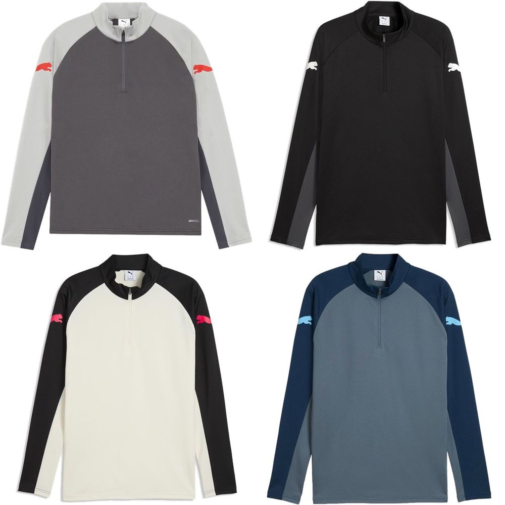 DuskyGray-Red-GrayEcho(01) Black-White-ShadowGray(03) SugaredAlmond-Red-Black(04) -(05) メーカー希望小売価格はメーカーカタログに基づいて掲載しています。 スタイリッシュなメンズサッカーINDIVILIGA 1/4ジップトップ。軽量で通気性に優れた素材を使用し、トレーニング中も快適な着心地が特徴です。1/4ジップ仕様により温度調整が簡単で、動きやすさも抜群。伸縮性のある生地が体にフィットし、洗練されたデザインが魅力です。サッカーやスポーツシーンはもちろん、普段使いにもおすすめの一枚です。 商品説明 素材・材質：本体/ポリエステル100%、袖/ポリエステル100%原産国：-特徴：・DRY CELL/吸水速乾の高機能素材により、運動中の衣服内はドライで快適。：詳細:プーマロゴ、長袖 プーマ PUMA サッカー ウェア サッカーウェア INDIVILIGA 1/4 ジップトップ 2026 2026新製品