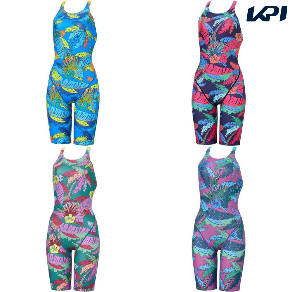 スピード Speedo 水泳水着 レディース Vintage Aloha TurnS M/O Kneeskin STW12554