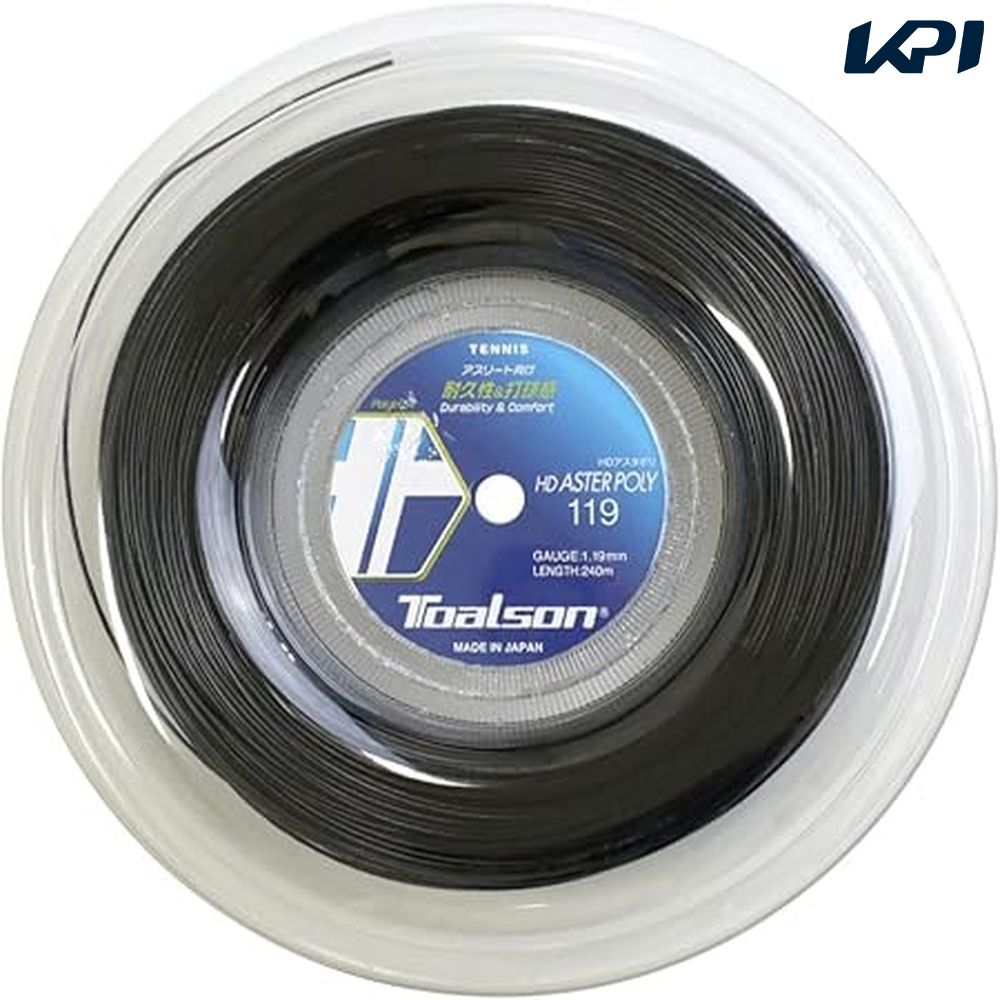 トアルソン TOALSON テニスガット・ストリング HD ASTER POLY 119 240M 7471912