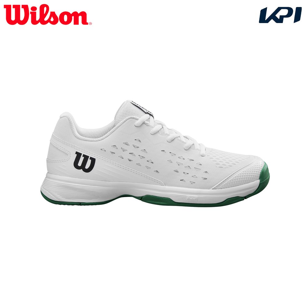 ウイルソン Wilson テニスシューズ ジュニア RUSH PRO JR L White ラッシュプロ オールコート用 WRS335280U