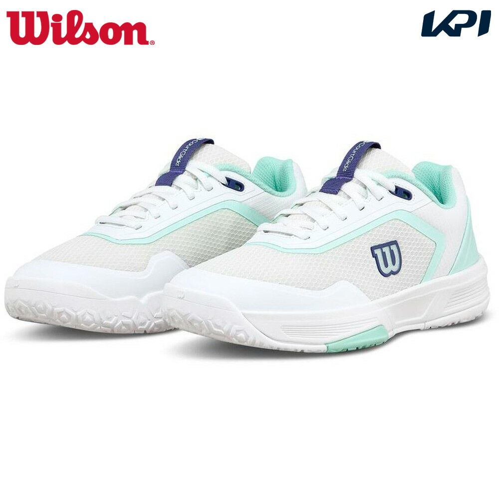ウイルソン Wilson テニスシューズ レディース コートグライド オムニ COURTGLIDE OMNI W Wh／Bay WRS340140U