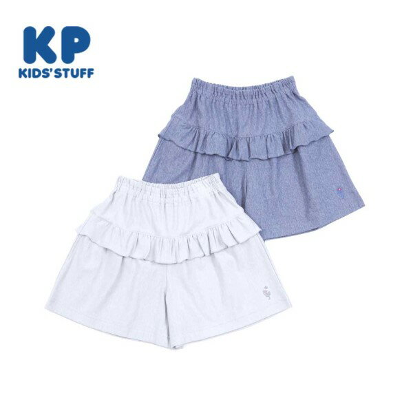 KP(ケーピー)フリル切り替えキュロット140～160/KP ケーピー 2024春夏新作 子供服 キッズ ベビー