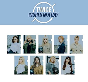 TWICE L-HOLDER メンバー選択別 [ONLINE CONCERT Beyond LIVE TWICE : World in A Day GOODS] / クリアファイル エルホルダー