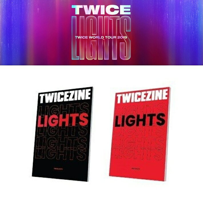 TWICE - TWICEZINE 2種選択別 / LIGHTS TWICE WOLRD TOUR 2019 OFFICIAL GOODS