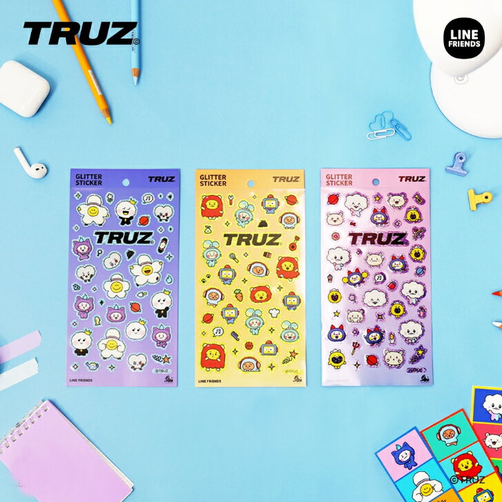 TRUZ åƥå GLITTER STICKER ƥå  ȥ롼 / 3
