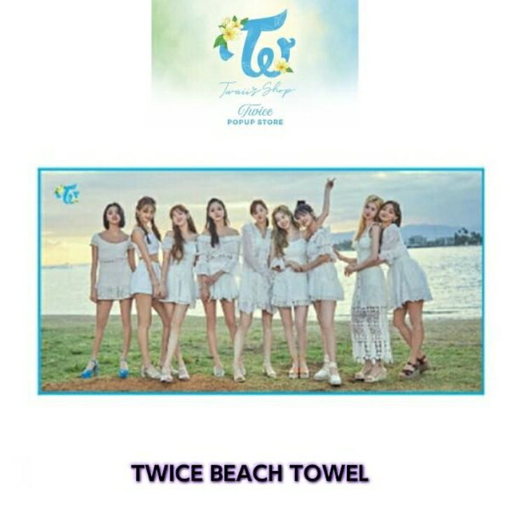 『SALE!!』TWICE ビーチタオル / BEACH TOWEL [Twaii's Shop IN SEOUL GOODS] 公式グッズ