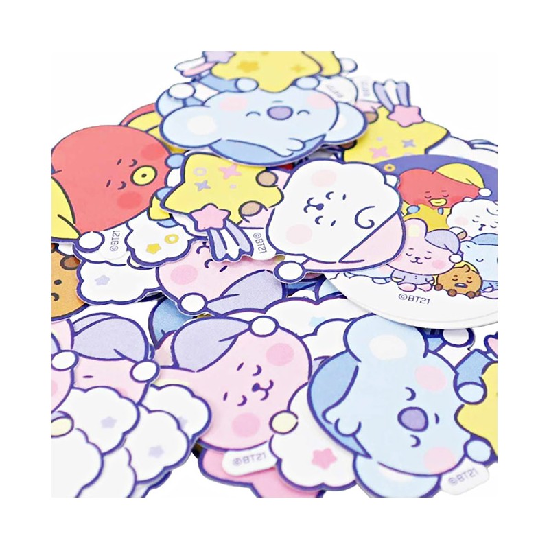 Rakuten - BT21 フレークシール / A DREAM of BABY ステッカー Flake Seals