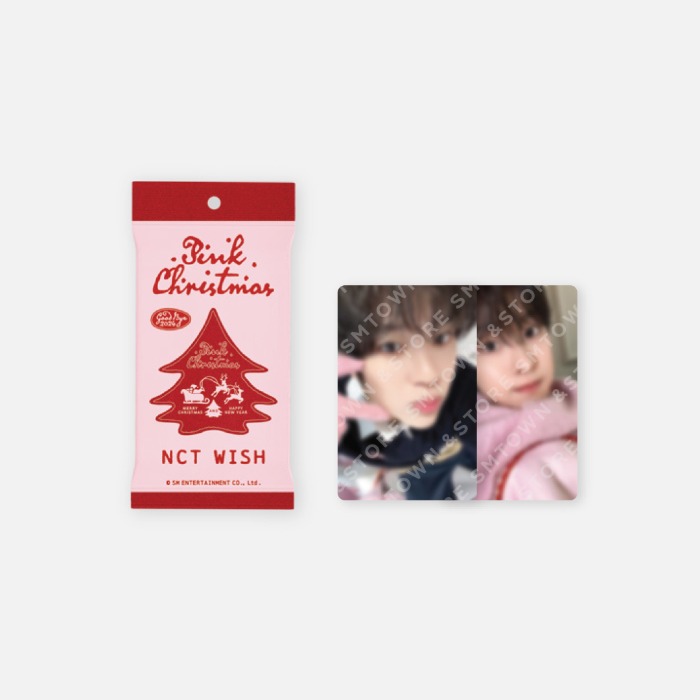NCT WISH -2024 PINK CHRISTMAS PHOTO CARD RANDOM PACK / եȥ ѥå