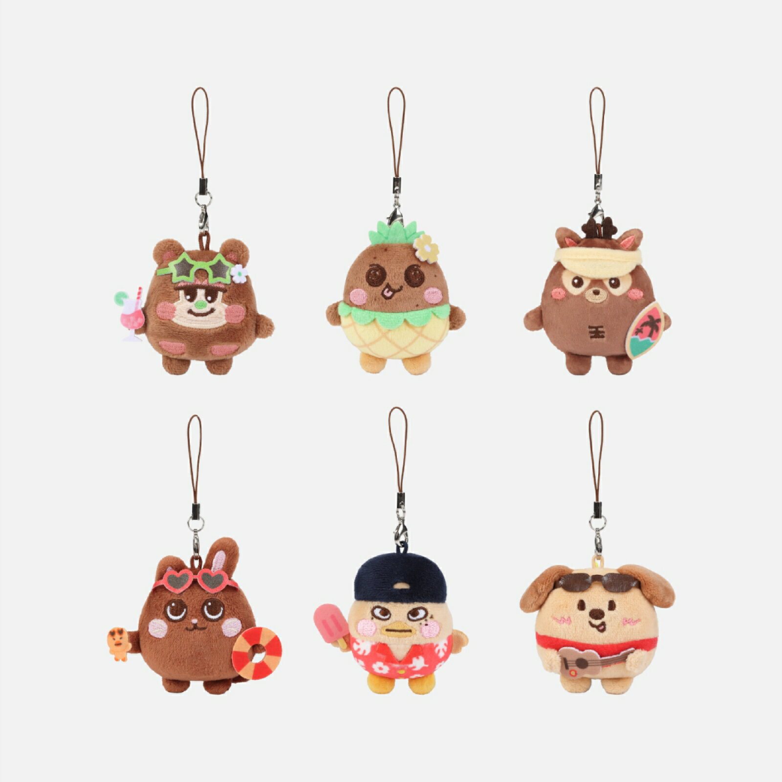 RIIZE - MINI DOLL KEY RING (SUMMER ver.) / 2025 RIIZE CONCERT TOUR [RIIZING LOUD] OFFICIAL MD / ミニドールキーリング サマー