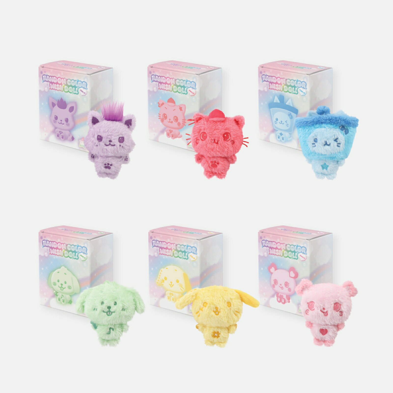 NCT WISH -RANDOM COLOR WISH DOLL / 2025 POP UP [FIND YOUR COLOR] OFFICIAL MD/ランダムカラーウィッシュドール ぬいぐるみ