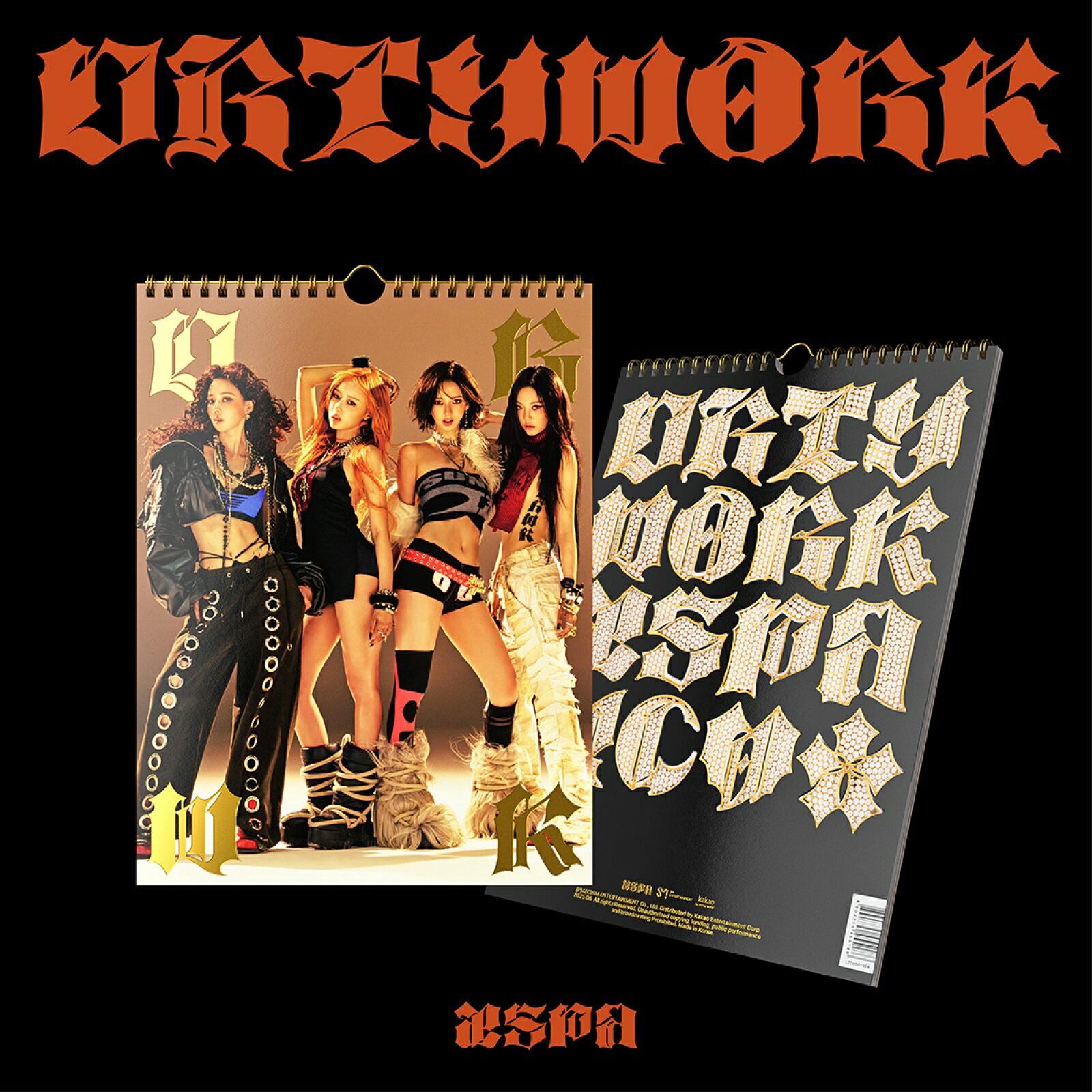 乐天商城 - aespa - Dirty Work (Dirty Worker Ver.)/ SINGLE ALBUM / エスパ