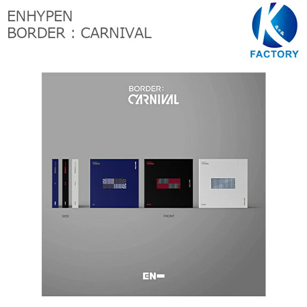 特典付きENHYPENミニ2集アルバム BORDER:CARNIVAL 3種セットエンハイフンアイランド/韓国音楽チャート反映