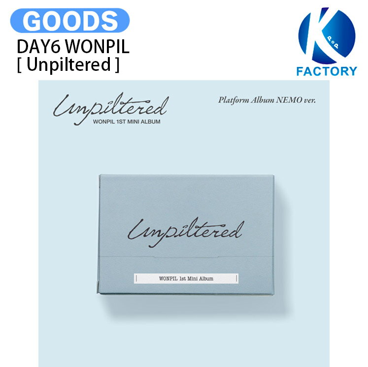 DAY6 WONPIL Platform ver. Unpiltered 1st Album / ウォンピル デイシックス アルバム / 韓国音楽チャート反映 KPOP / 1次予約 / 送料無料