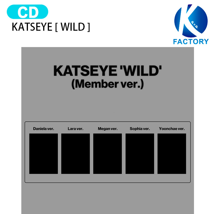 乐天商城 - KATSEYE Member ver. [ WILD ] 5種選択 Album / キャッツアイ アルバム / 韓国音楽チャート反映 KPOP / 1次予約 / 送料無料