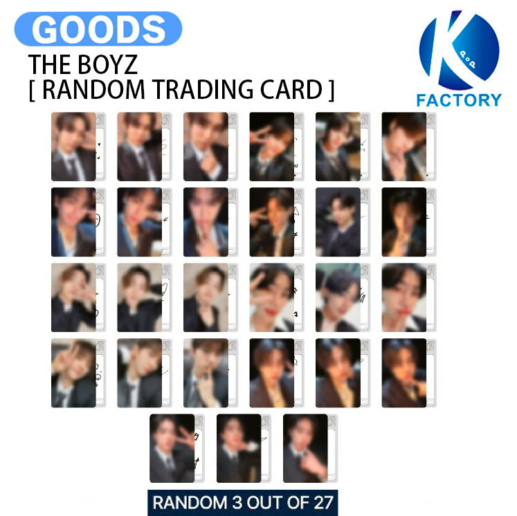Rakuten - THE BOYZ [ RANDOM TRADING CARD ] CONCERT INTER-ZECTION Official MD / トレカ トレーディングカード / ザボーイズ ドボ グッズ KPOP ライブ ペンラ / 公式グッズ / 予約商品 / 送料無料