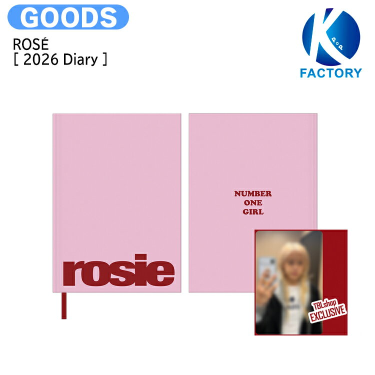 乐天商城 - [フォトカード付] ROSE [ 2026 Diary ] rosie Encore POP-UP MD/ ダイアリー / BLACKPINK ブルピン ロゼ グッズ KPOP / 公式グッズ / 予約商品 / 送料無料
