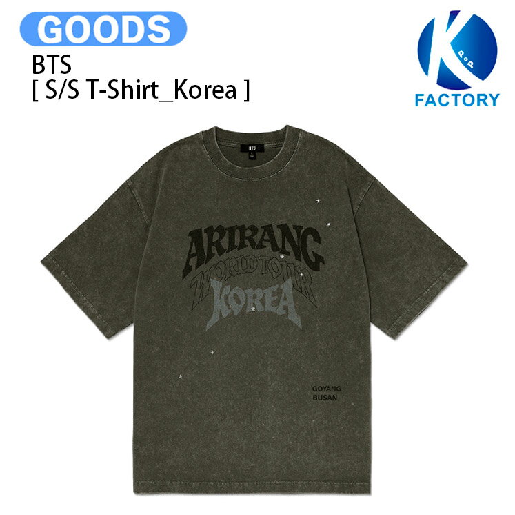 乐天商城 - BTS [ S/S T-Shirt_Korea ] WORLD TOUR ARIRANG MD / Tシャツ / 防弾少年団 バンタン グッズ KPOP / 公式グッズ / 予約商品 / 送料無料