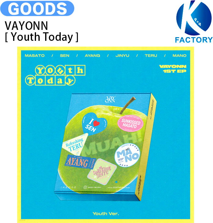 樂天商城 - VAYONN Youth Ver. [ Youth Today ] 1st EP Album / ベイオン 新ボーイズグループ KPOP / 韓国音楽チャート反映 KPOP / 1次予約 / 送料無料