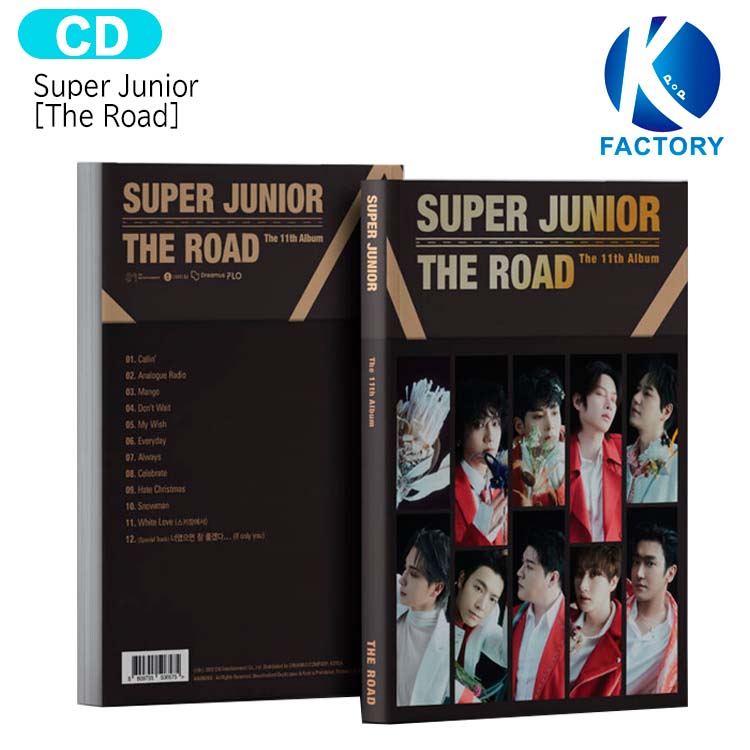 送料無料 当店限定特典付 SUPER JUNIOR Photo Book ver The Road 11th Album / スーパージュニア / 韓国音楽チャート反映 KPOP / 1次予約